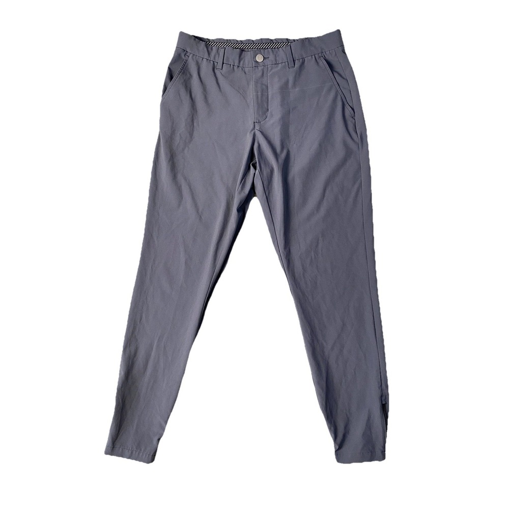 Primo Golf Pants Mens 32x29 Regular Gray Tapered Jogger Ankle Zip Performance